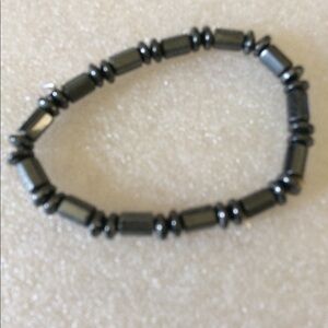 Vintage titanium stretch bracelet